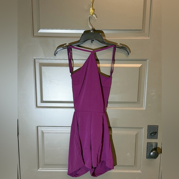 Motel Rocks Purple Romper - Picture 1 of 2